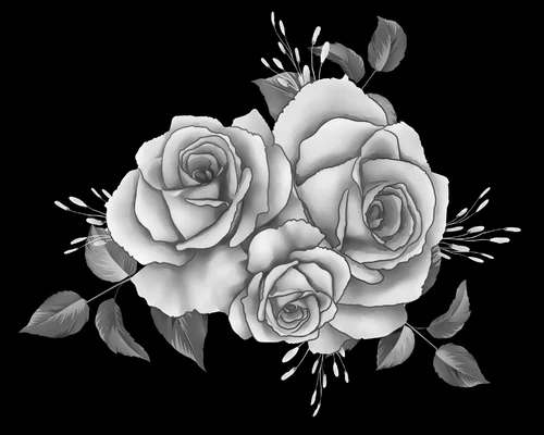 Цветочная композиция 008 (розы) 