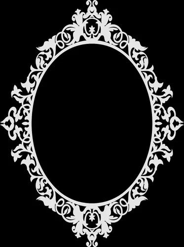 Рамка овальная