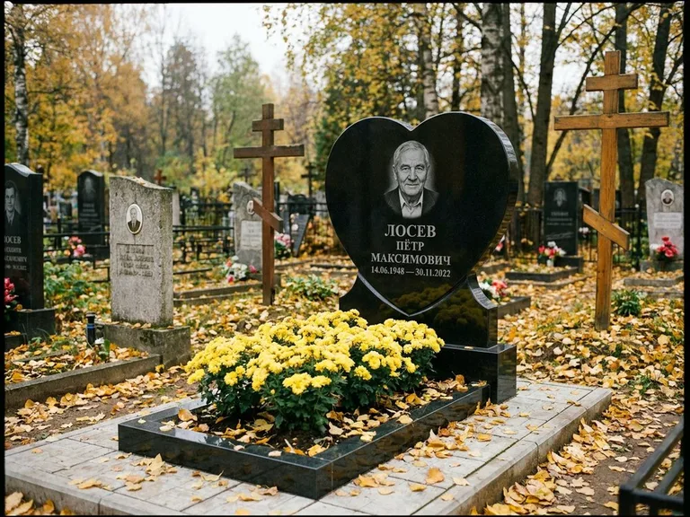 Керамический портрет пожилой женщины в Нижневартовске
