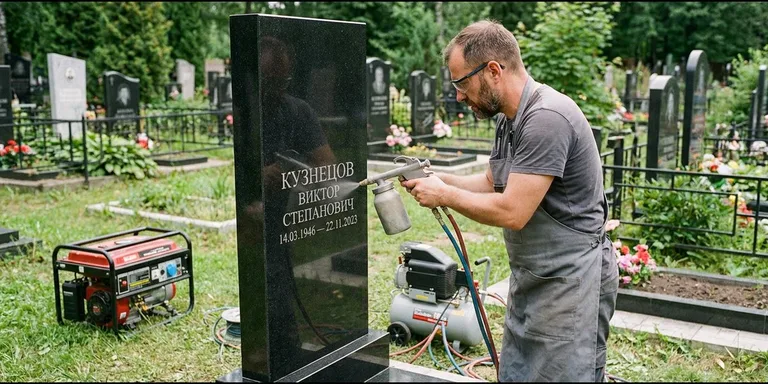 Гравировка с выездом — гравировка на памятник в Нижневартовске