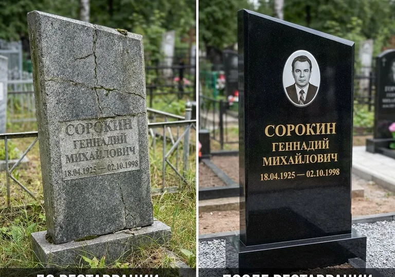 Полная реставрация старого памятника: до и после в Нижневартовске
