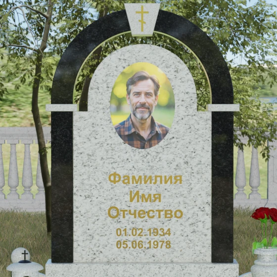 Вертикальный православный комбинированный комплекс в Ставрополе, гранит Мансуровский