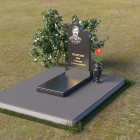 Памятник ПВ054 из гранита дымовский вертикальный