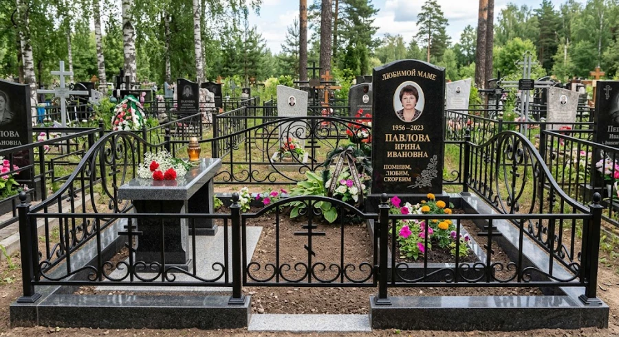 granitnaya-skamya-na-kladbishche