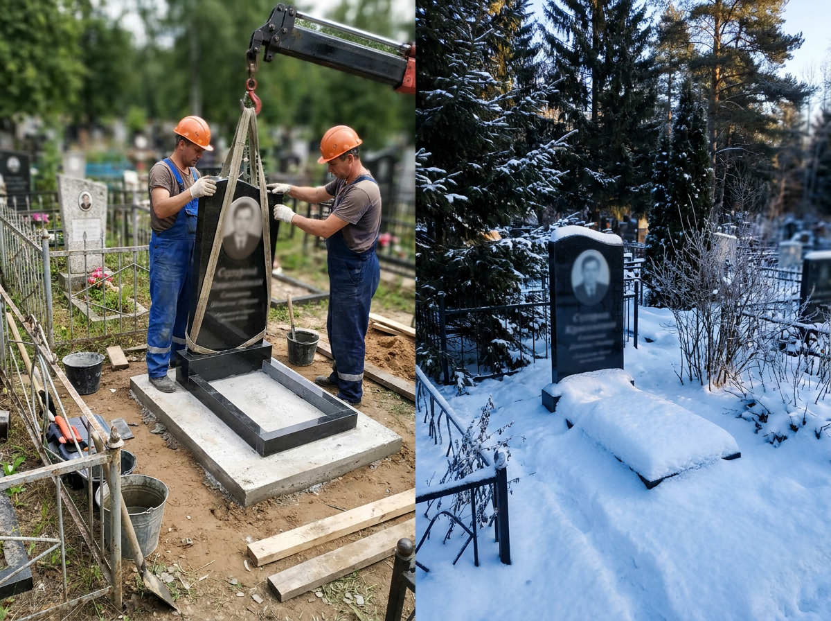 Установка памятника в Нижневартовске — пример 3